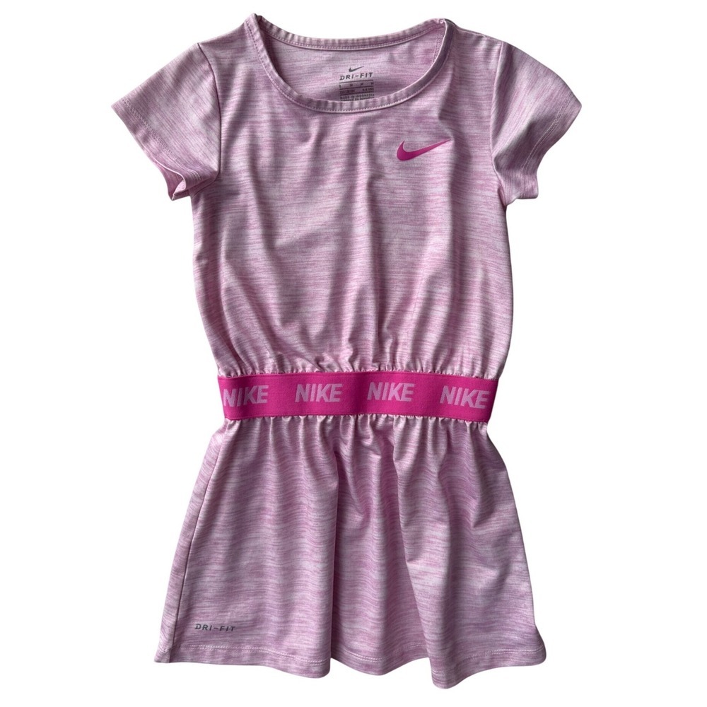 Nike Dri-FIT Girls Pink Athletic Dress | Size 6 (5–6 Years)